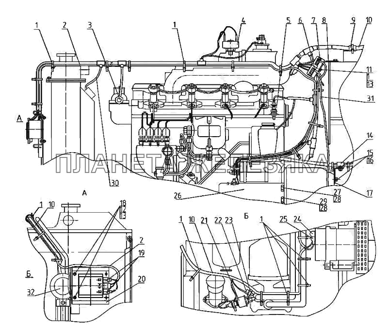 Электрооборудование двигателя МТЗ-80 (2009)